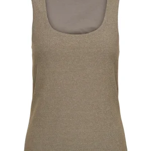 Onlea Glitter S/l 2-ways Top Jrs Noos - Goudkleurig