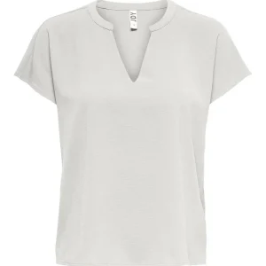 Jdylion S/s Top Wvn Noos - Off-white