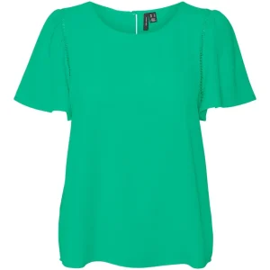 Vmalva Gitte Ss Top Wvn Ga - Groen