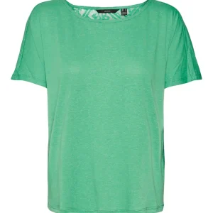 Vmmarijune Ss Lace Top Jrs - Groen