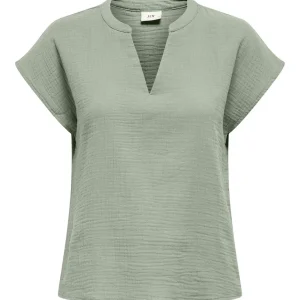 Jdytheis Life S/s Top Wvn Dia - Mint