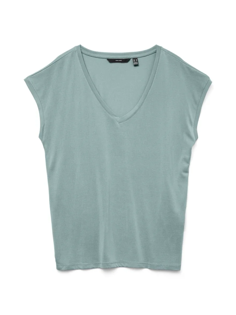 Vmfilli Ss V-neck Tee Ga Noos - Mint - Afbeelding 2