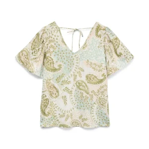 Vmnina 2/4 Short Top - Groen Dessin