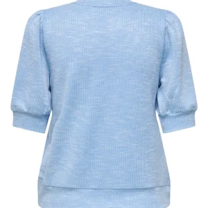 Onlrie S/s Puff Top Cs Jrs - Lichtblauw