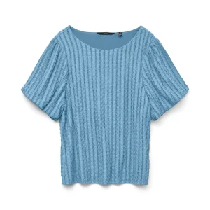 Vmnomi Ss Top Jrs Ga - Lichtblauw