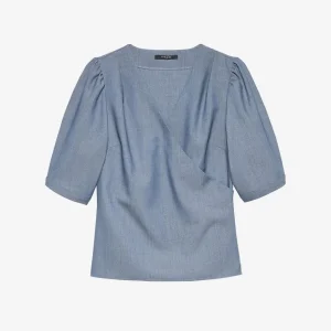 Parisa Blouse - Blue Denim