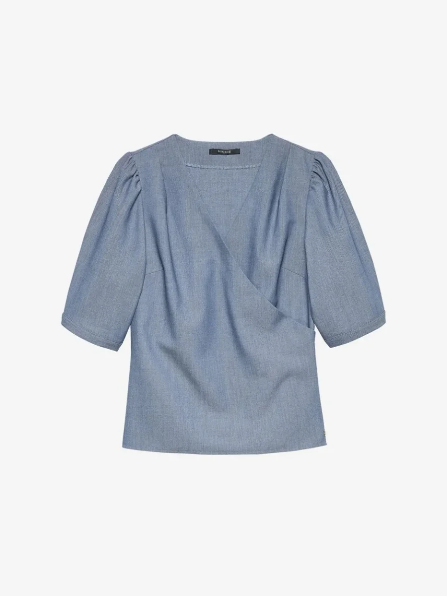 Parisa Blouse - Blue Denim - Afbeelding 2