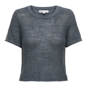 Onlsunny S/s Pullover Knt Noos - Petrol Blauw