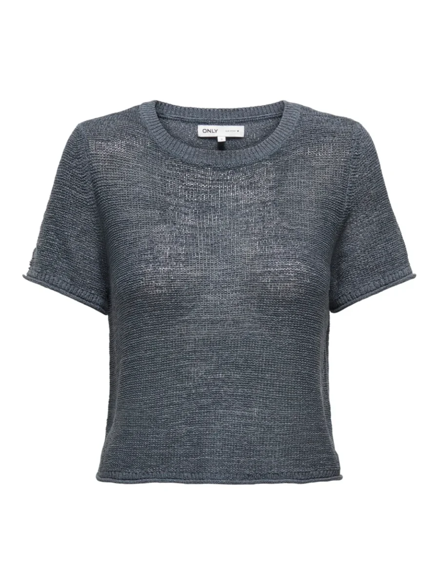 Onlsunny S/s Pullover Knt Noos - Petrol Blauw