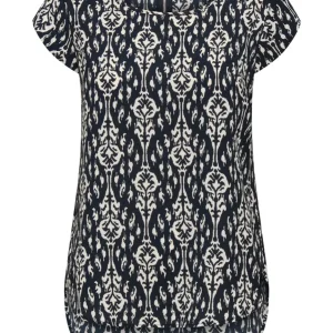 Onlvic S/s Aop Top Noos Ptm - Blauw Dessin