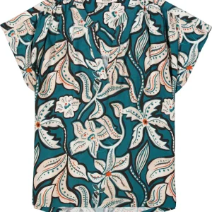 Blouse Km - Blauw Dessin