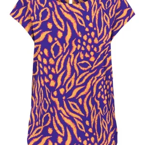 Onlnova Life S/s Top Aop Ptm - Blauw Dessin