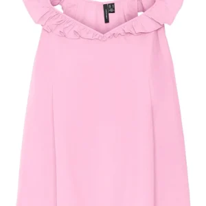 Vmkelly C Strap Top Wvn Vip - Roze