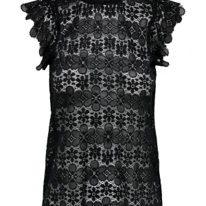 Jdyblond S/l Lace Top Jrs Noos - Zwart