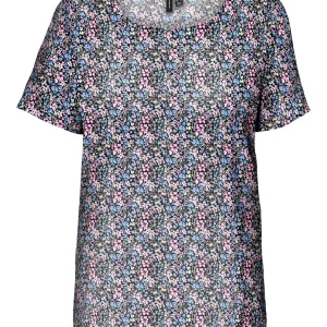 Vmeasy Ss Top R1 Wvn Ga - Zwart Dessin