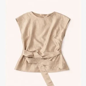 Porlamar Top - Goudkleurig