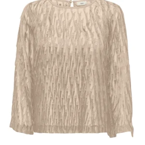 Jdyfleur Ls O-neck Top - Ecru