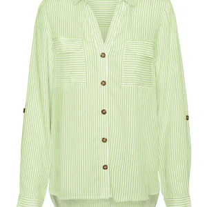 Vmbumpy L/s Shirt New Wvn Ga Noos - Lime