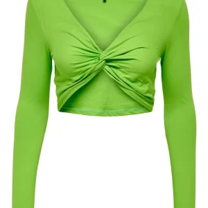 Onljasmin L/s Twist V-neck Top Jrs - Groen