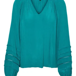 Vmcitta L/s Top Wvn Btq - Esmerald