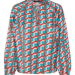 Vmsora Ls Top Wvn - Groen Dessin