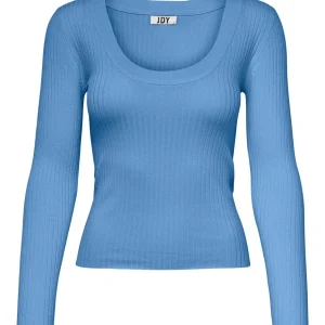 Jdyplum Ysla L/s O-neck Pullov Knt - Lichtblauw