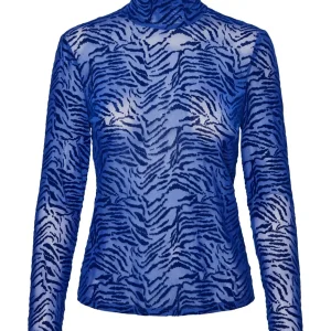 Vmkoko Ls High Neck Top Jrs - Kobalt