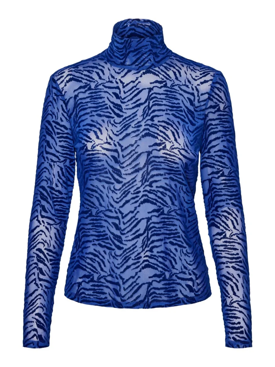 Vmkoko Ls High Neck Top Jrs - Kobalt - Afbeelding 2