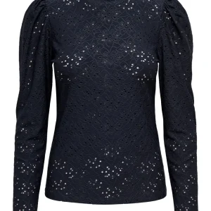 Onlsmilla L/s Puff Top Jrs - Navy