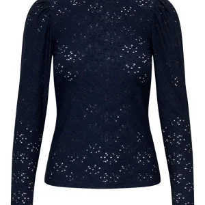 Onlsmilla Life L/s Puff Top Jrs - Navy