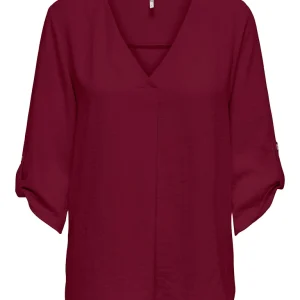 Jdydivya Life 3/4 Top Wvn Noos - Bordeaux