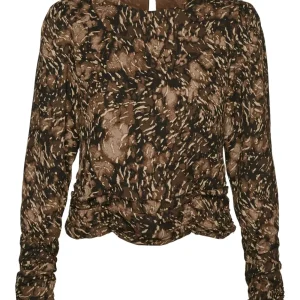 Vmcimmie 7/8 Top Wvn Ga - Bruin Dessin