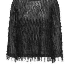 Jdyfleur Ls O-neck Top - Zwart