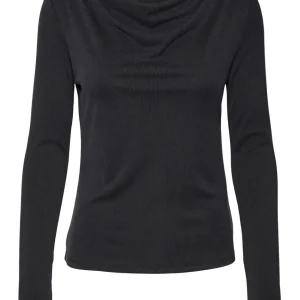 Vmphine Ls Waterfall Top Jrs - Zwart