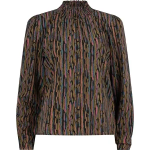 Blouse Sherina - Grijs Dessin