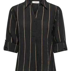 Jdyava L/s Fold Up Shirt Wvn - Zwart Dessin