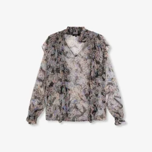 Animal Leaves Top - Multicolor