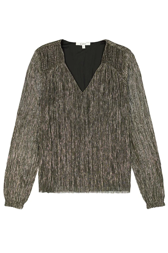 Lurex Top Ls - Goudkleurig - Afbeelding 2