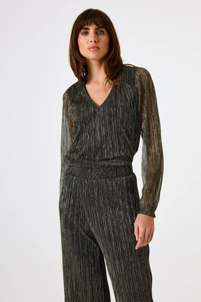 Lurex Top Ls - Goudkleurig - Afbeelding 4