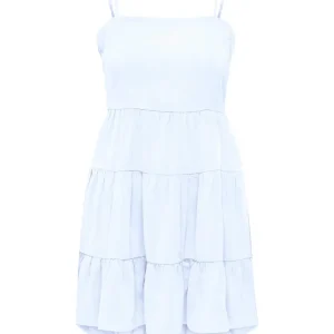 Onlaris Life Short Strap Dress Pnt - Off-white