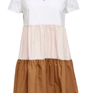 Jdytate Life Ss Dress - Wit Dessin