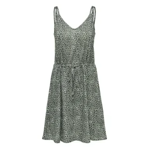 Onlwinnie Sl Strap Dress Cs Jrs - Groen Dessin