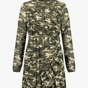 Antibes Dress - Groen Dessin