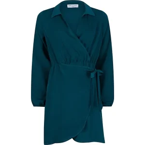 Dress Sara - Petrol Blauw