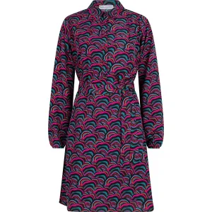 Dress Belle - Paars Dessin