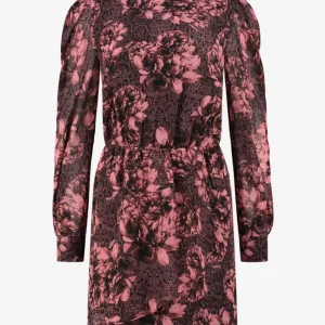 Abilena Rose Snake Dress - Roze Dessin