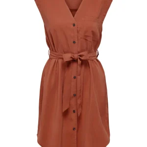 Onlaris Life S/l Short Belt Dress P - Roest