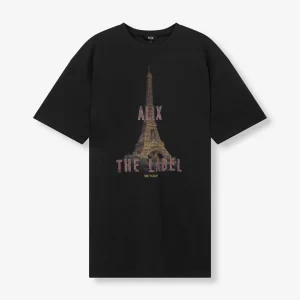 Paris T-shirt Dress - Antraciet