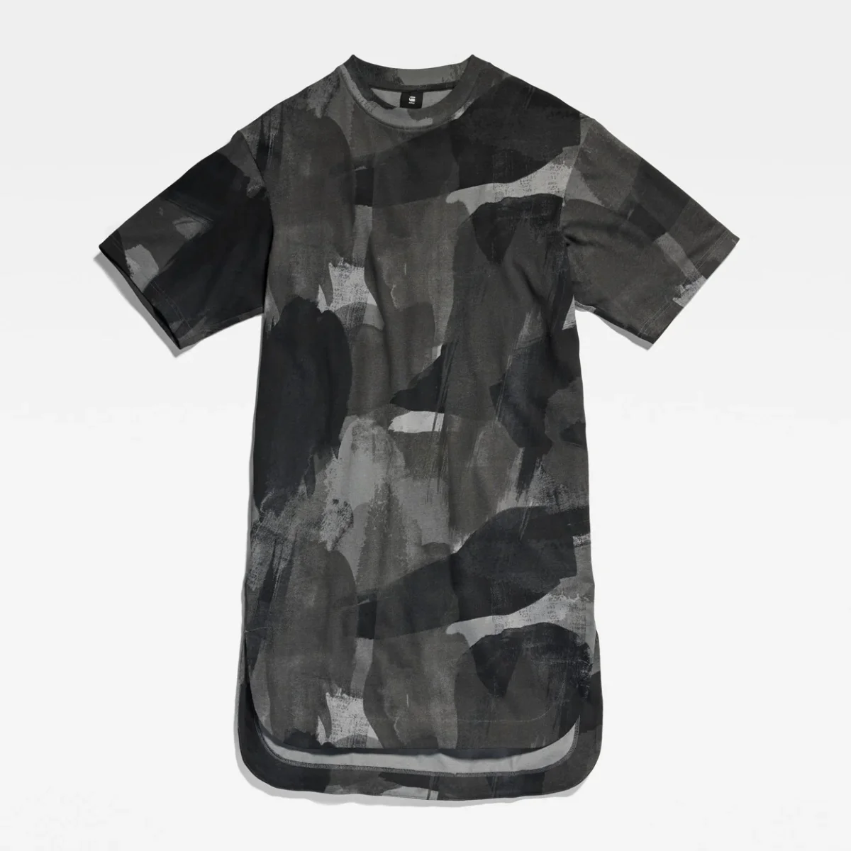 Boxy U Tee Ao Dress Ss Wmn - Grijs Dessin - Afbeelding 2