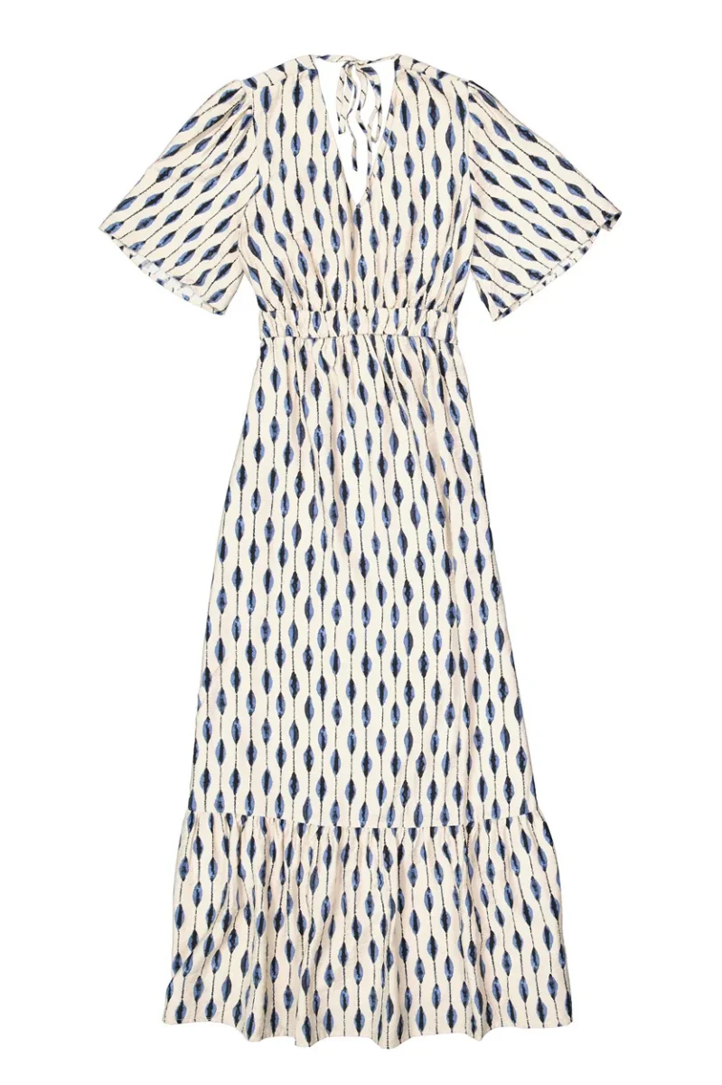 Garcia - Lange jurken - 4419.06.0005 - Zand Dessin